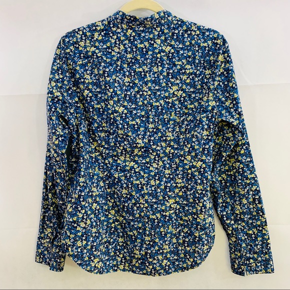 Eddie Bauer floral long sleeve button down blouse - Picture 2 of 5